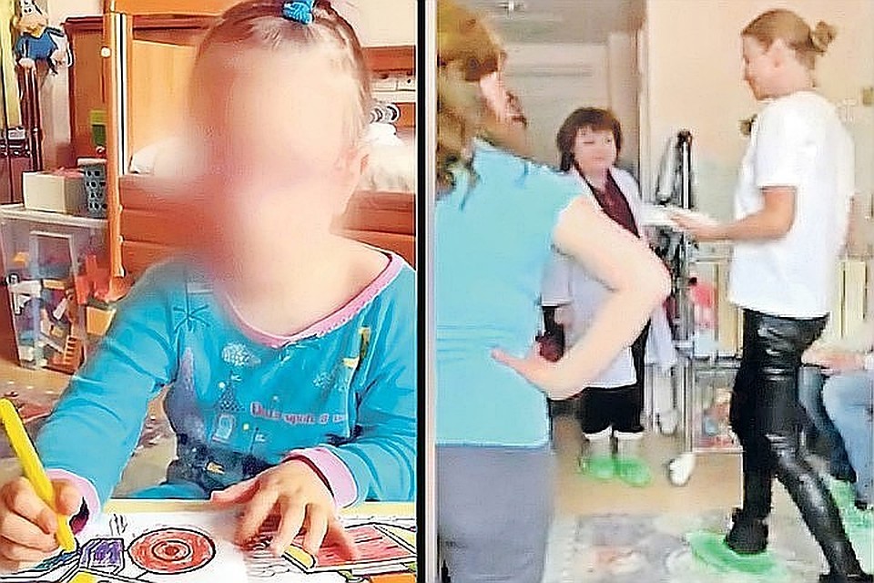 Пока идет процесс по лишению Зинкина и Максимовой (на фото справа) родительских прав в Пресненском суде, приставы Гагаринского пытаются заставить их забрать дочь из больницы.