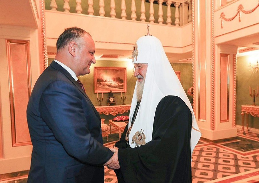 Президент Молдовы направил поздравительное послание Патриарху Московскому и Всея Руси Кириллу