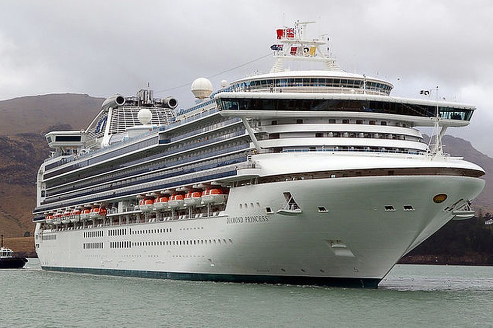 Коронавирус был обнаружен на борту лайнера Diamond Princess. Фото: Flickr/Bernard Spragg. NZ