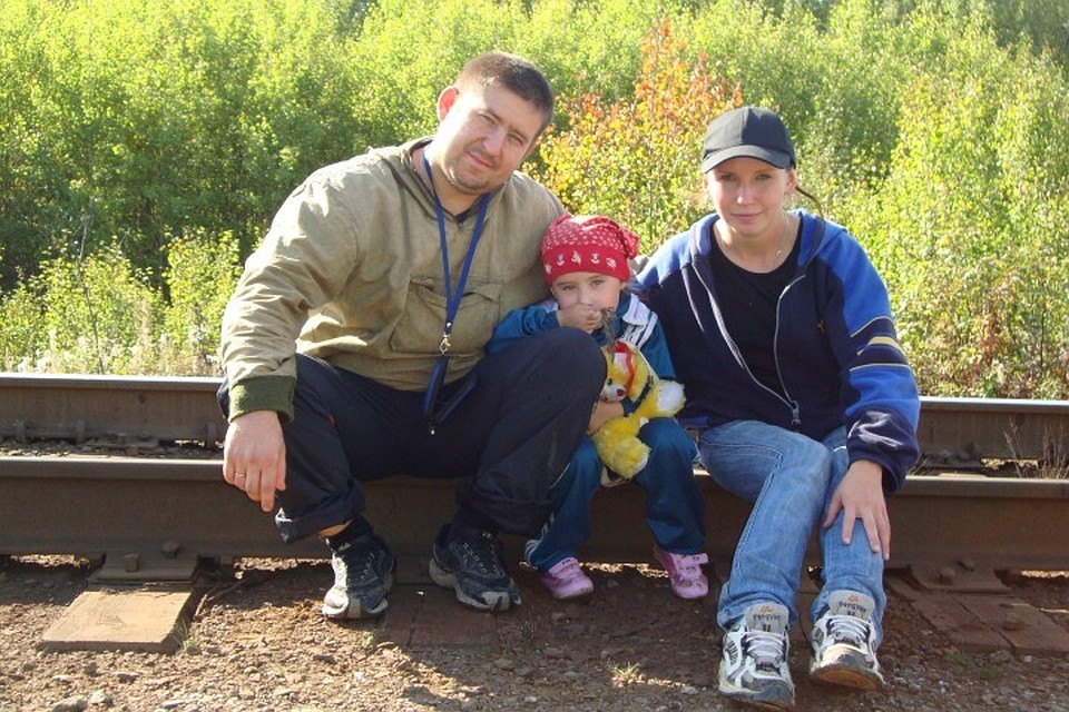 Катя с родителями не раз выезжала на природу. Фото: семейный архив.