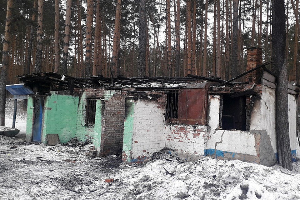 Сгоревшее кафе.Фото: Владимир Корешков, соцсети