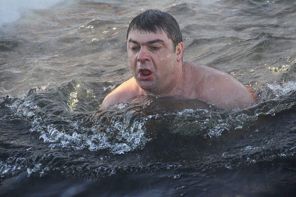 Мужчинам мороз нипочем