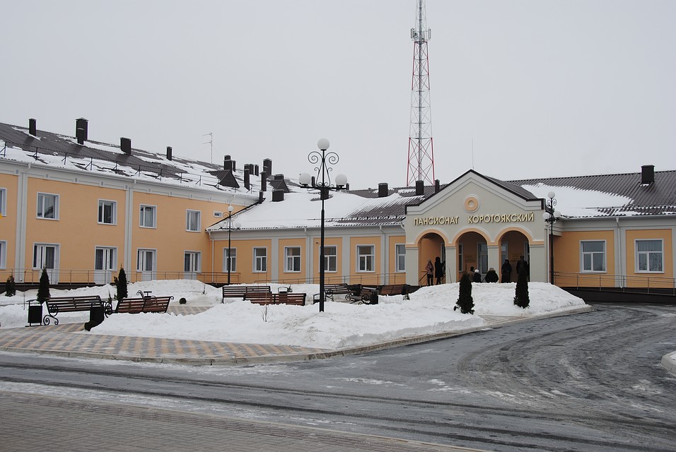 На второй этаж "Пансионата Коротоякский" инвалидам подниматься затруднительно.