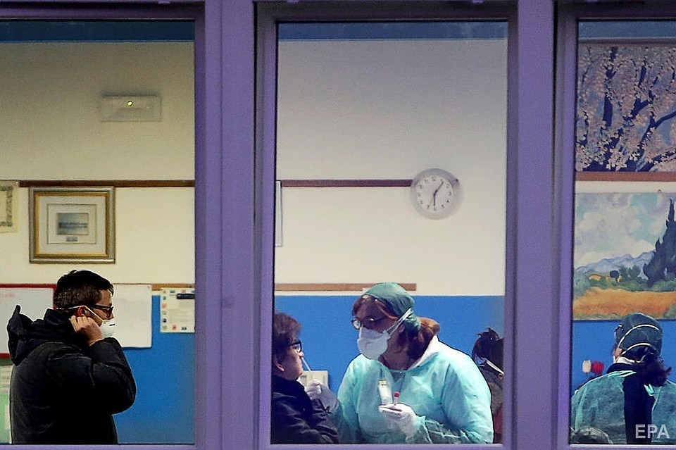 Италия стала эпицентром коронавируса. Фото: EPA
