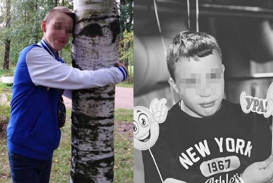 Сын судьи (слева) и его лучший друг болели за одну хоккейную команду