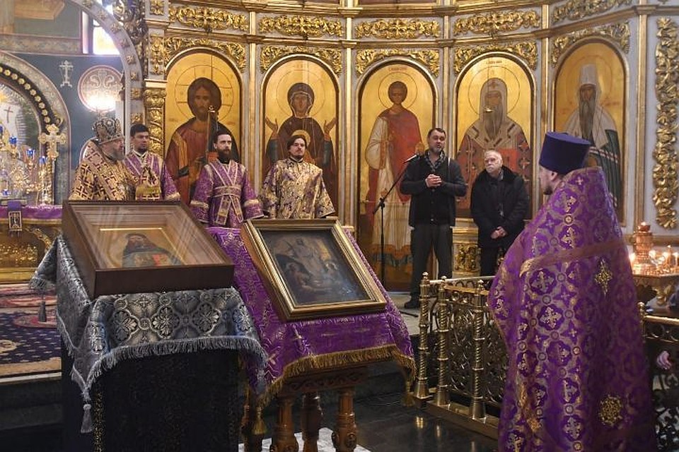 В Кузбассе прошел молебен об избавлении региона от коронавируса. Фото: Кузбасская Митрополия
