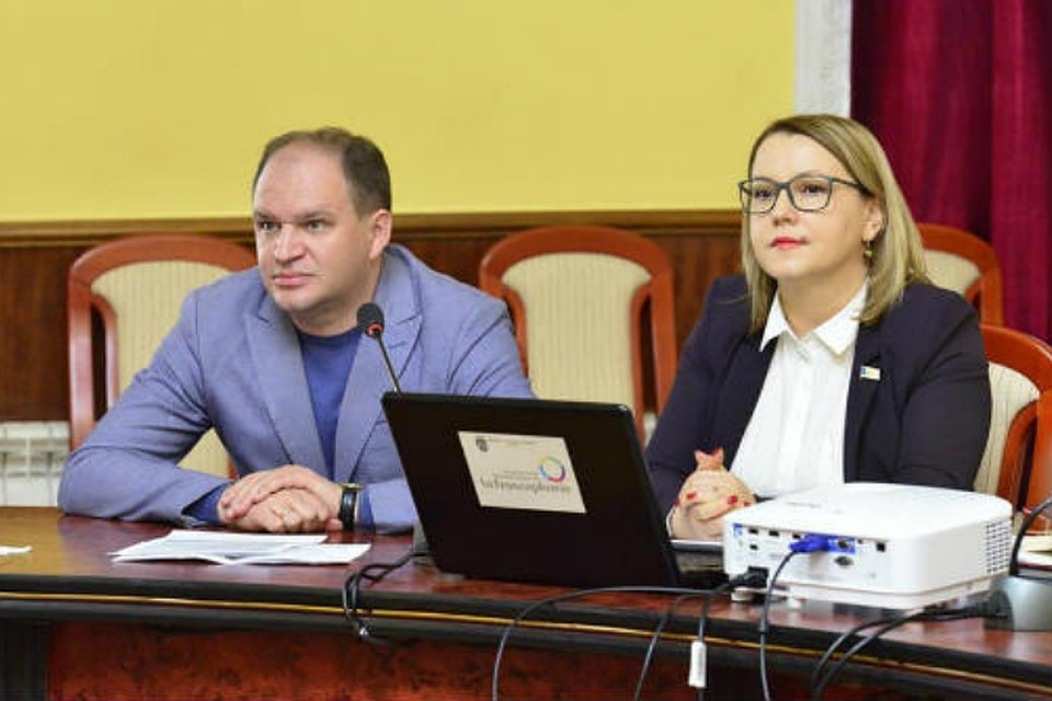 Пресс-конференция в мэрии Кишинева.