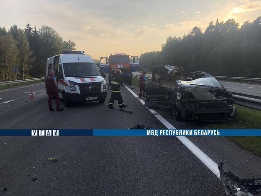 ДТП произошло прошлой осенью под Михановичами. Фото: МВД