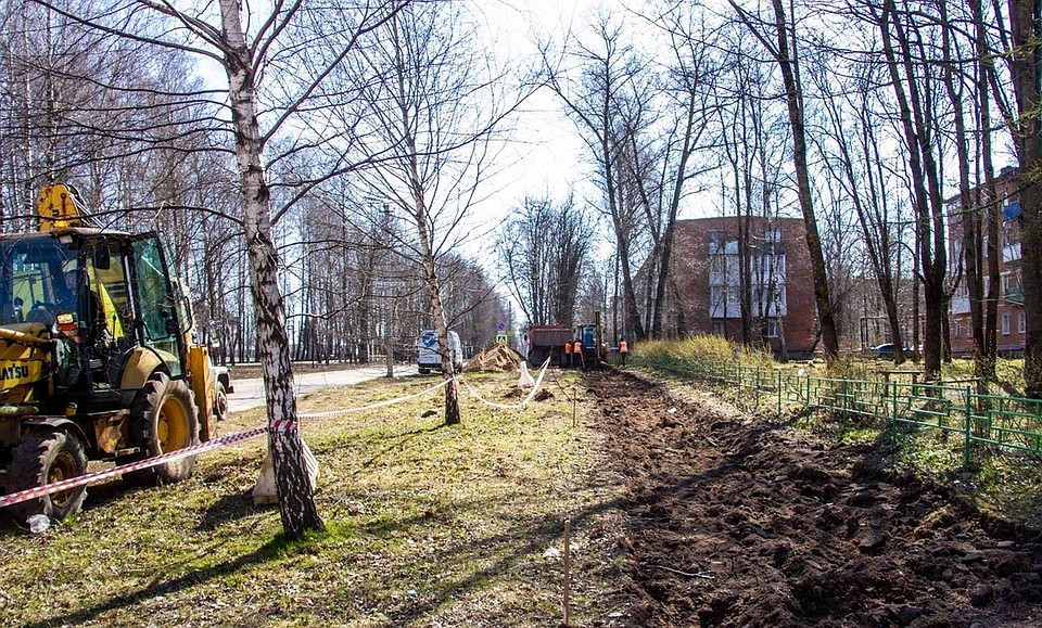 Улицу Попова начали ремонтировать в Смоленске. Фото: администрация города Смоленска.