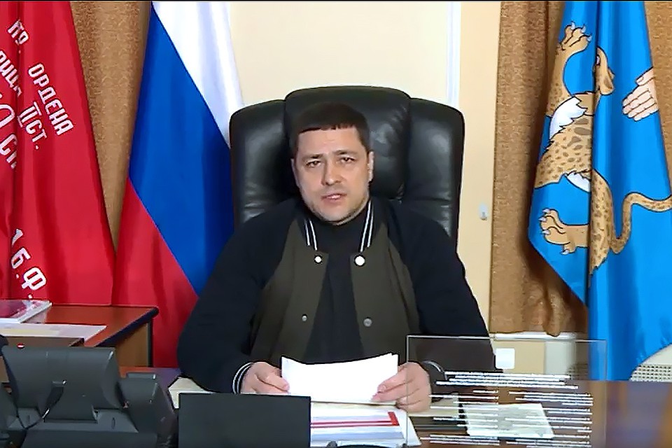 Скриншот видеоответа губернатора Псковской области на поступающие в соцсетях вопросы.