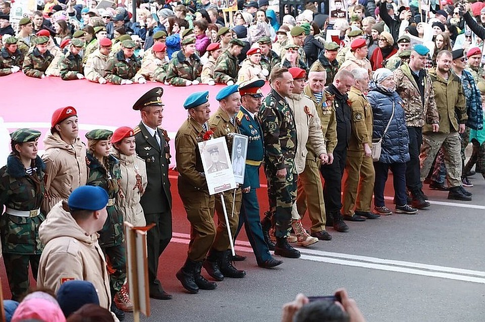 Так прошла акция Бессмертный полк в 2019-м году