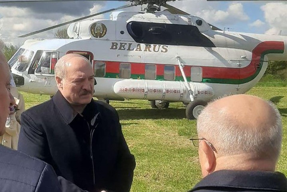 Лукашенко с рабочим визитом 15 мая приехал в Витебскую область. Фото: sputnik.by