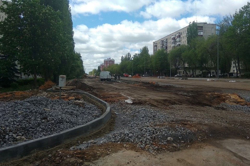 Ремонт проспекта Победы в Липецке