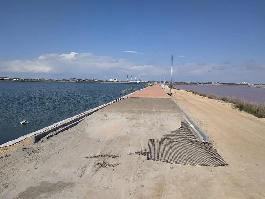 Вот так выглядит набережная без плитки. Фото: Александр Овдиенко / Facebook