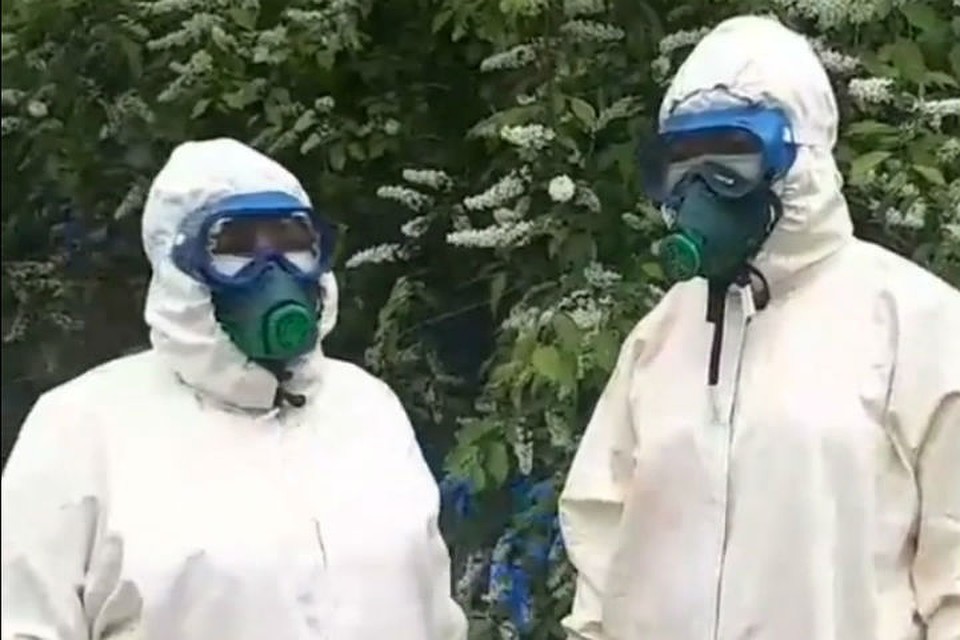 Медсестры в Бурятии, на которых 18 мая напал пациент из обсерватора. Фото: скриншот видео.
