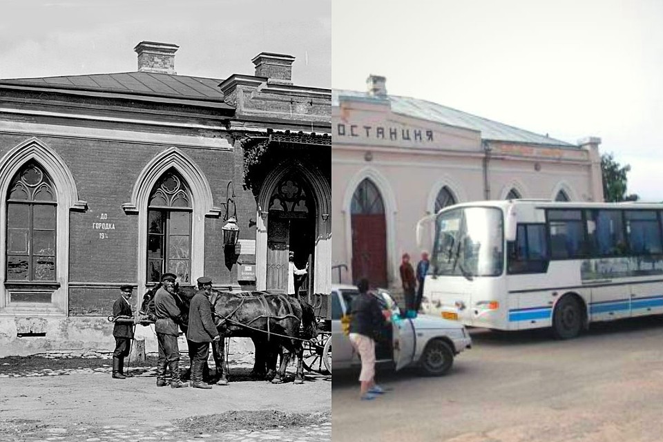 Здание Опочецкой почтовой станции было построено в середине XIX века по образцовому проекту «Станционный дом»