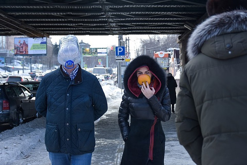 В Новосибирске действует масочный режим.