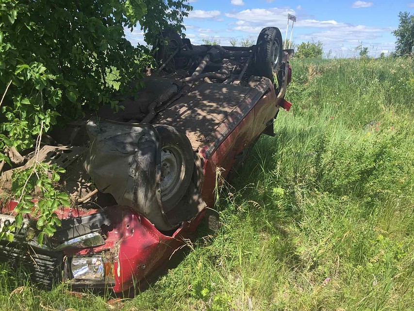В момент аварии водитель был трезв