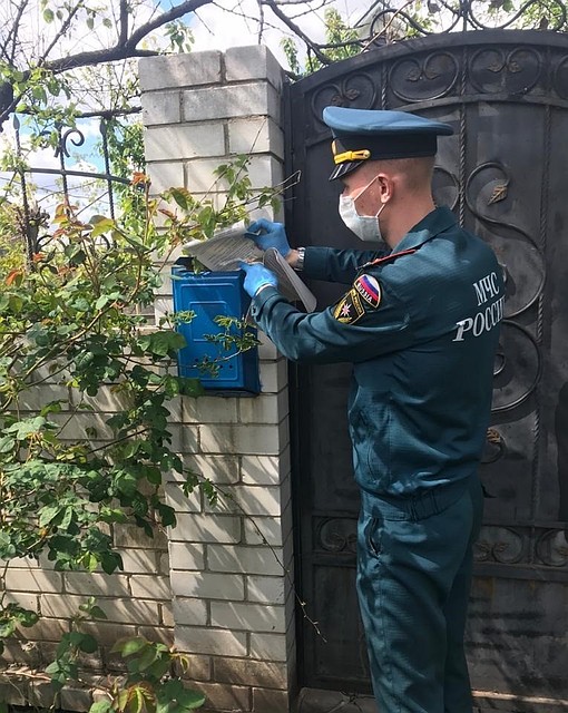 Село Соломино Белгородского района прошло инструктаж. Фото пресс-службы Главного управления МЧС России по Белгородской области