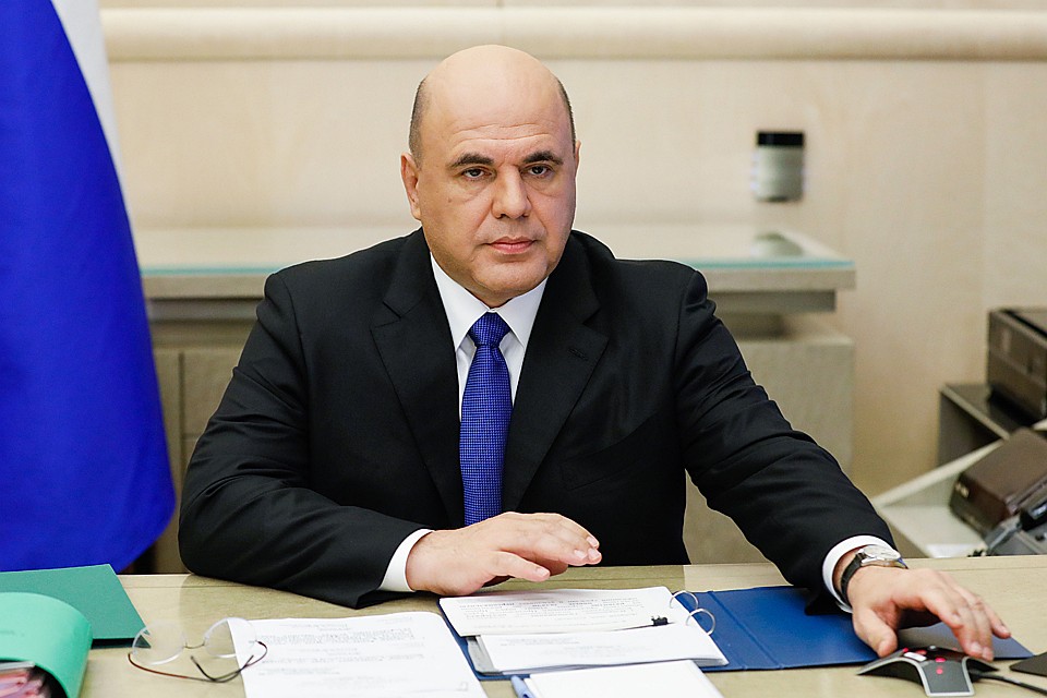 Михаил Мишустин провел заседание правительства в режиме видеоконференции. Фото: Дмитрий Астахов/POOL/ТАСС