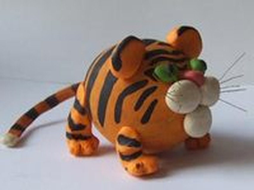 Сделать своими руками тигренка 3