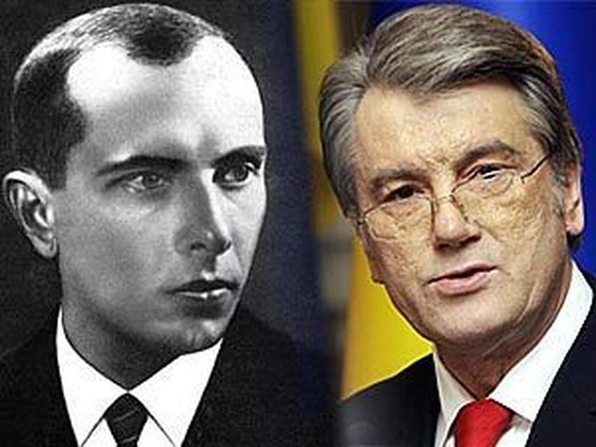 Ющенко сделал Степана Бандеру героем Украины