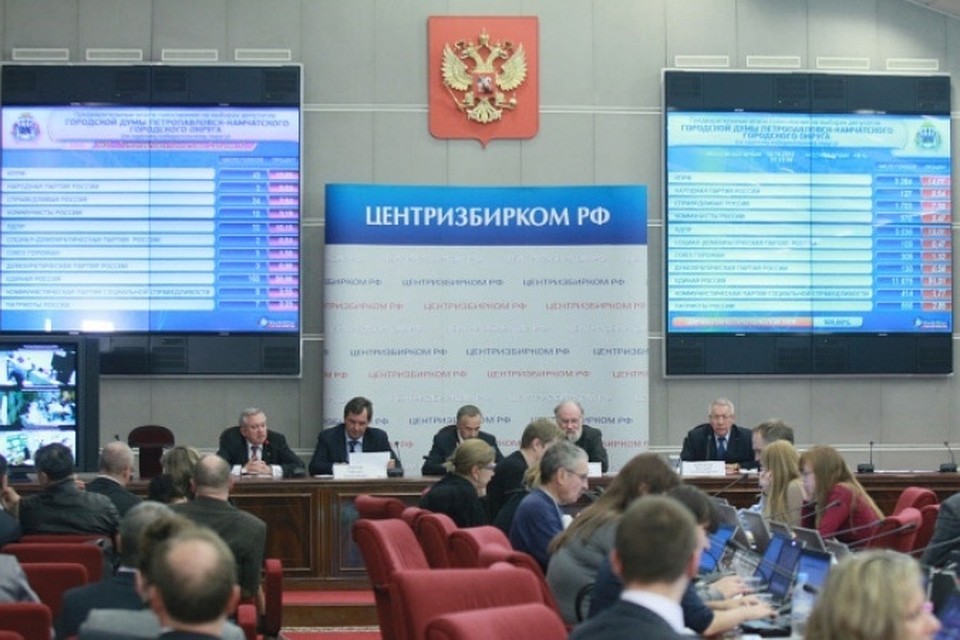 Работа ЦИК в день единого голосования