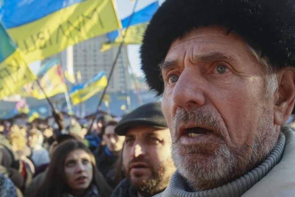В центре Киева - на площади Независимости - прошло очередное «народное вече»