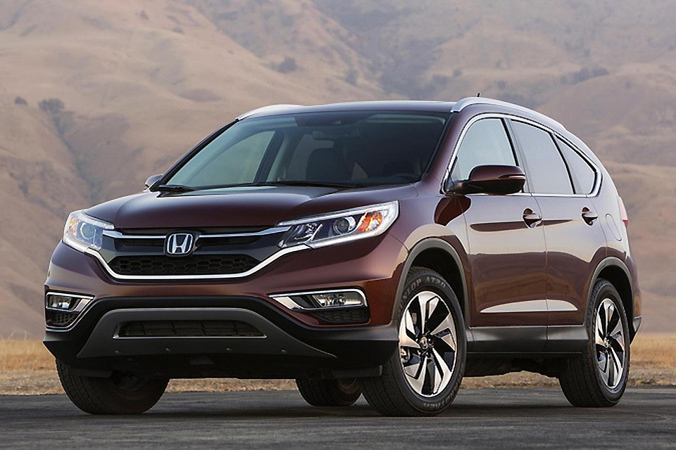 Обновленная CR-V отличается от предшественника более агрессивным дизайном. Фото Honda.