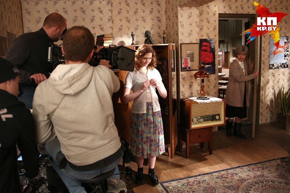 Новый российский сериал в павильоне "Беларусьфильма"