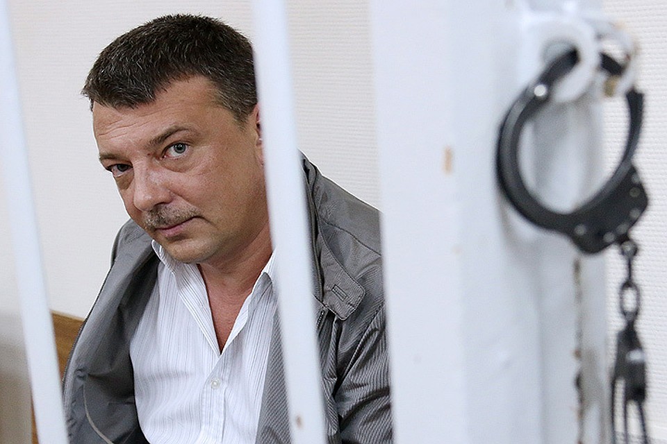 Начальник управления собственной безопасности Следственного комитета России Михаил Максименко в Лефортовском суде. ФОТО Артем Коротаев/ТАСС