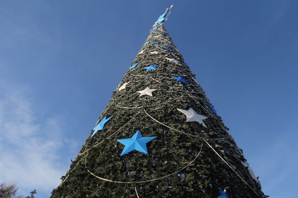 Ледовые городки в Иркутске.