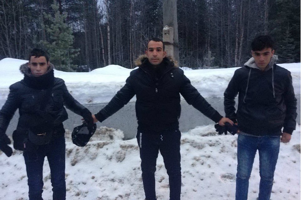 Из Москвы до Алакуртти нелегалы добрались на такси. Фото: пресс-служба пограничного управления ФСБ России по Республике Карелия.