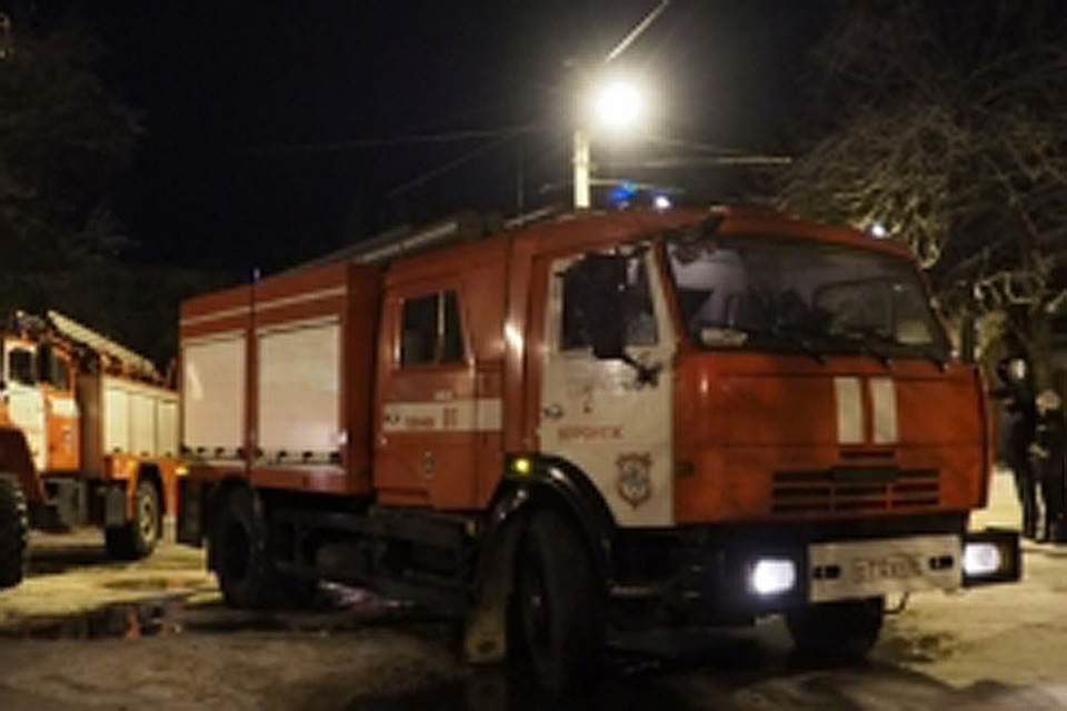 Пожар потушили в 6.49.