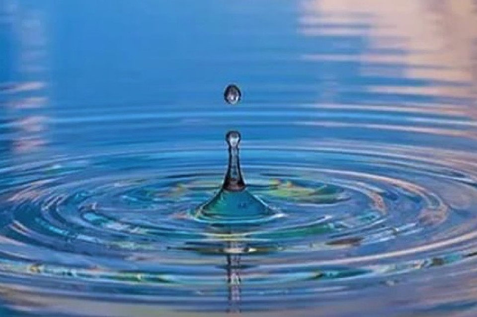Поздравление в воде Поздравление в воде