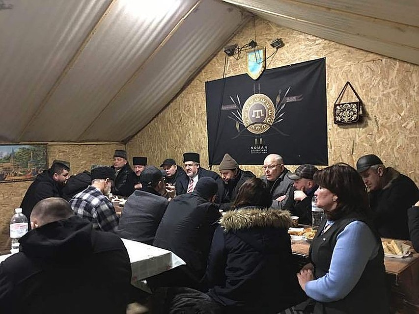 На снимке батальон имени Номана Челебиджихана. Фото: facebook Ленура Ислямова