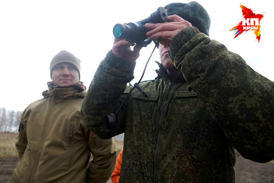 Сразу после покраски новую боевую раскраску тестируют военные Фото: Алексей БУЛАТОВ