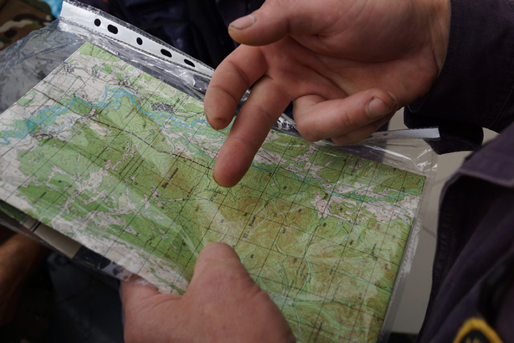 В общей сложности поисковая бригада обследовала 50 квадратных километров территории, пока сам Виктор блуждал совсем в другом районе Фото: ДВРПСО МЧС России