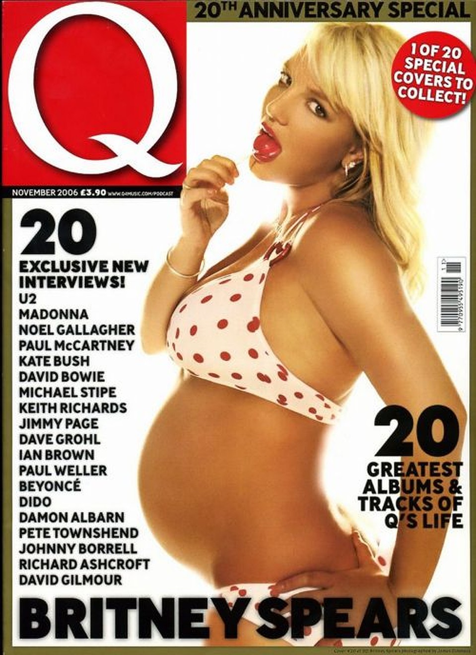 Бритни Спирс на обложке журнала Q Magazine