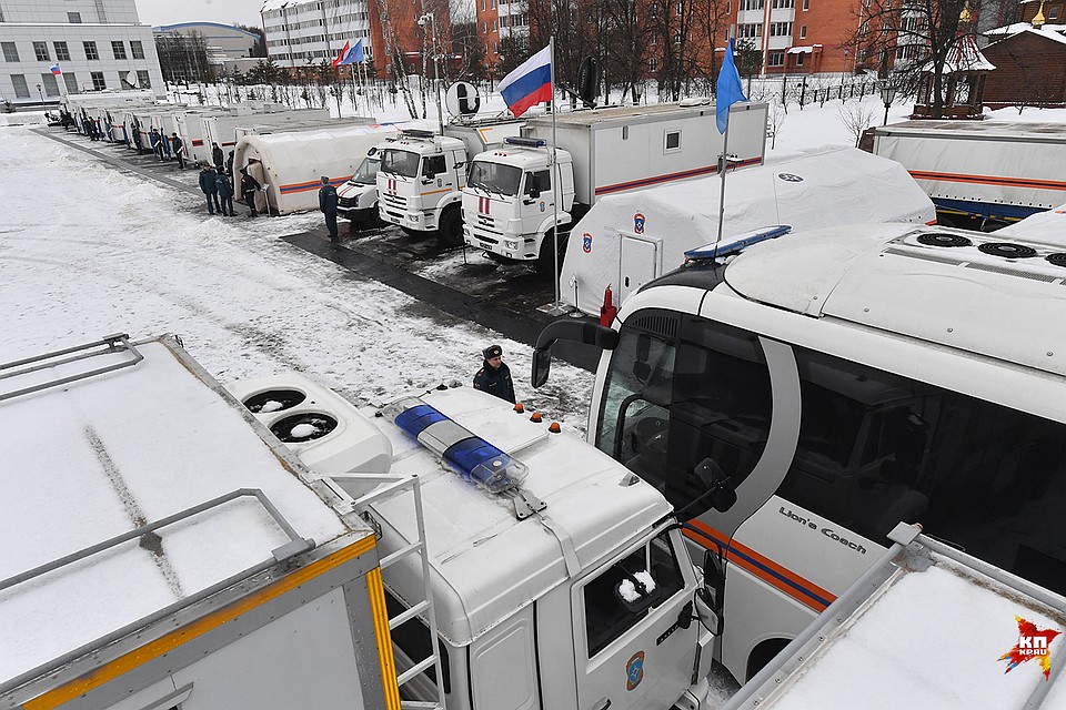 Вид на объекты МЧС представленые в Академии гражданской защиты Фото: Владимир ВЕЛЕНГУРИН