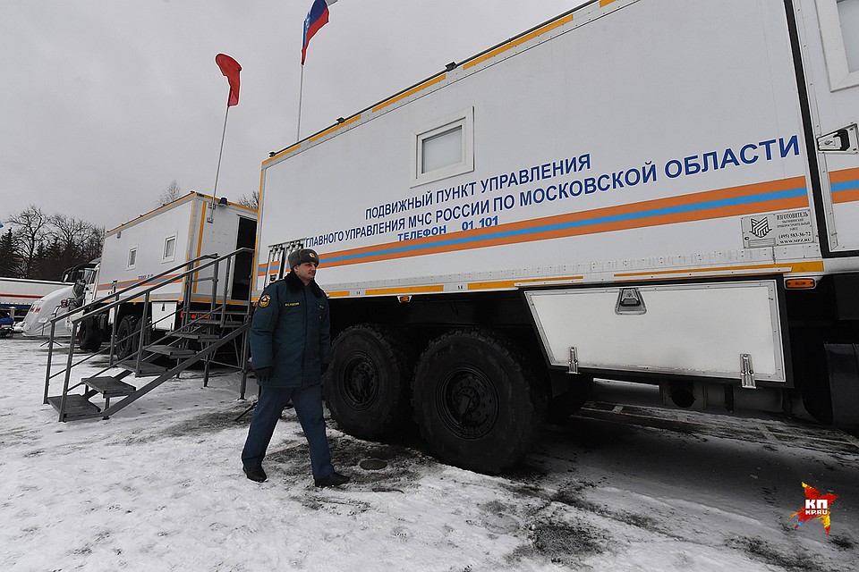 Так снаружи выглядит подвижной пункт управления МЧС по Московской области Фото: Владимир ВЕЛЕНГУРИН