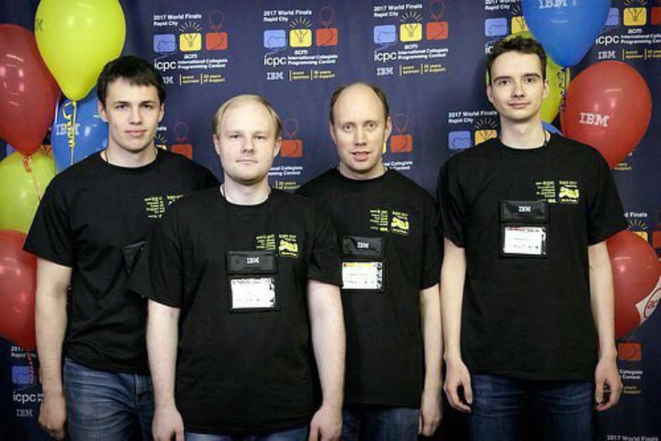 Чемпионы-2017. Фото: Кафедра КТ Университета ИТМО