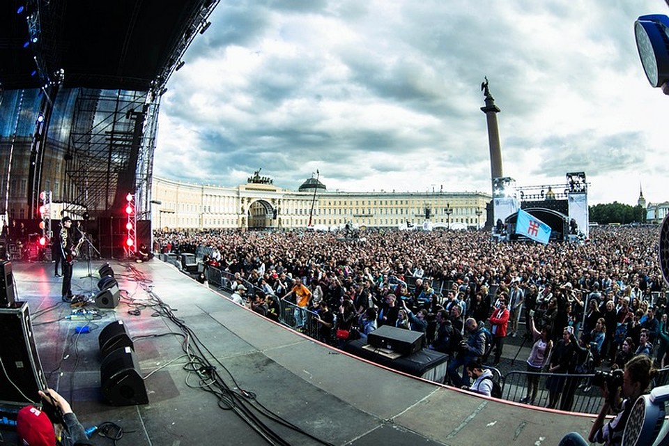 Песни Виктора Цоя зазвучат на Дворцовой. Фото: Дмитрий Строц