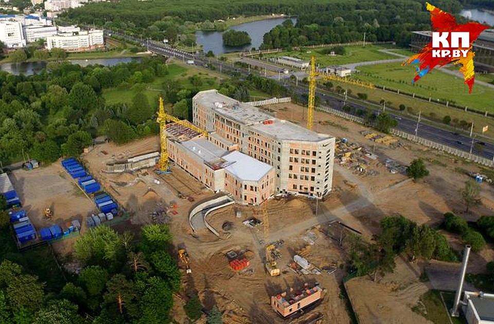 Так строящееся здание Верховного суда выглядит сейчас. Фото: Дмитрий ЛАСЬКО