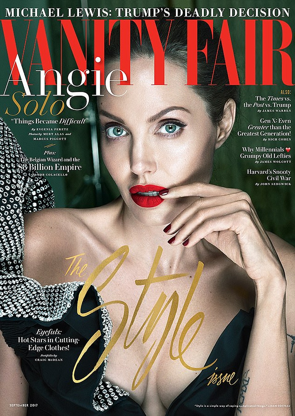 Актриса дала интервью журналу Vanity Fair.