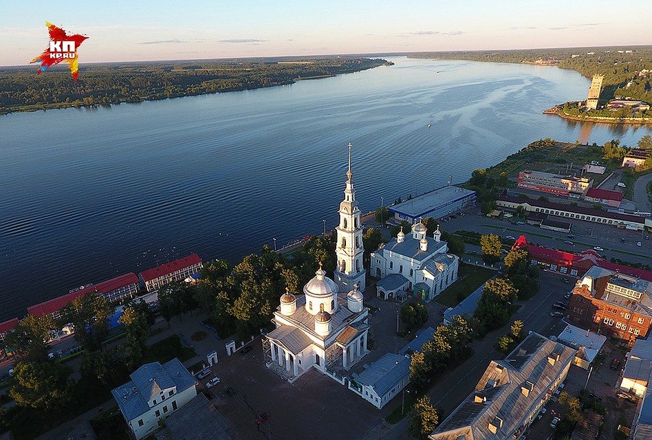 Вид на город Кинешма. Фото: Виктор ГУСЕЙНОВ