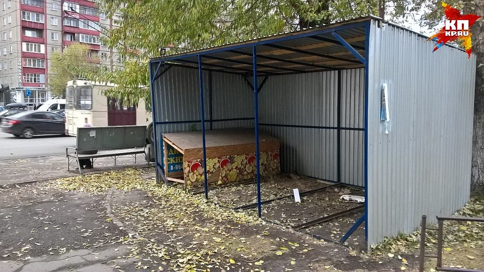 Это чудище стоит на остановке "Поселок Бабушкина" уже полгода. И снова всем по... Красота! Фото: Андрей СОКОЛОВ