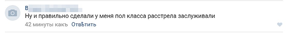 Некоторые пользователи открыто одобряют поступок школьных стрелков.