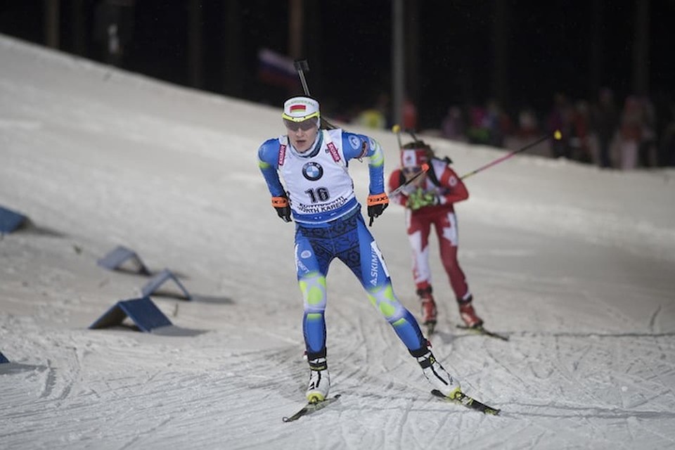 Дарья Длмрачева показала самый быстрый ход по трассе. Фото: biathlonworld.com