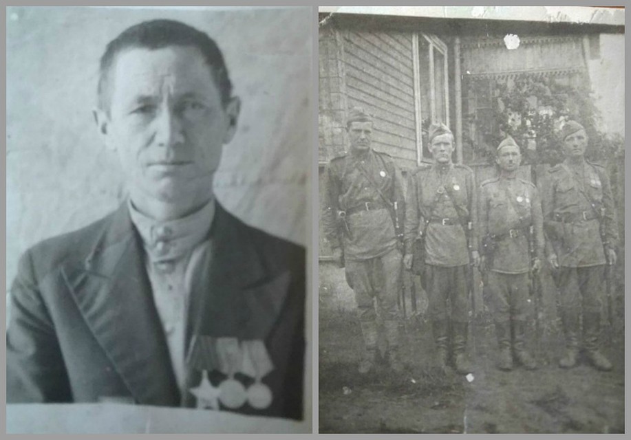 На фото - Сайфутдин Загидуллин. С боевыми товарищами (третий слева). Источник: архив семьи